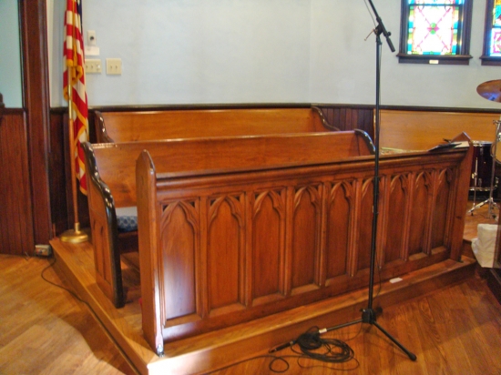 Choir Pews and Frontals
